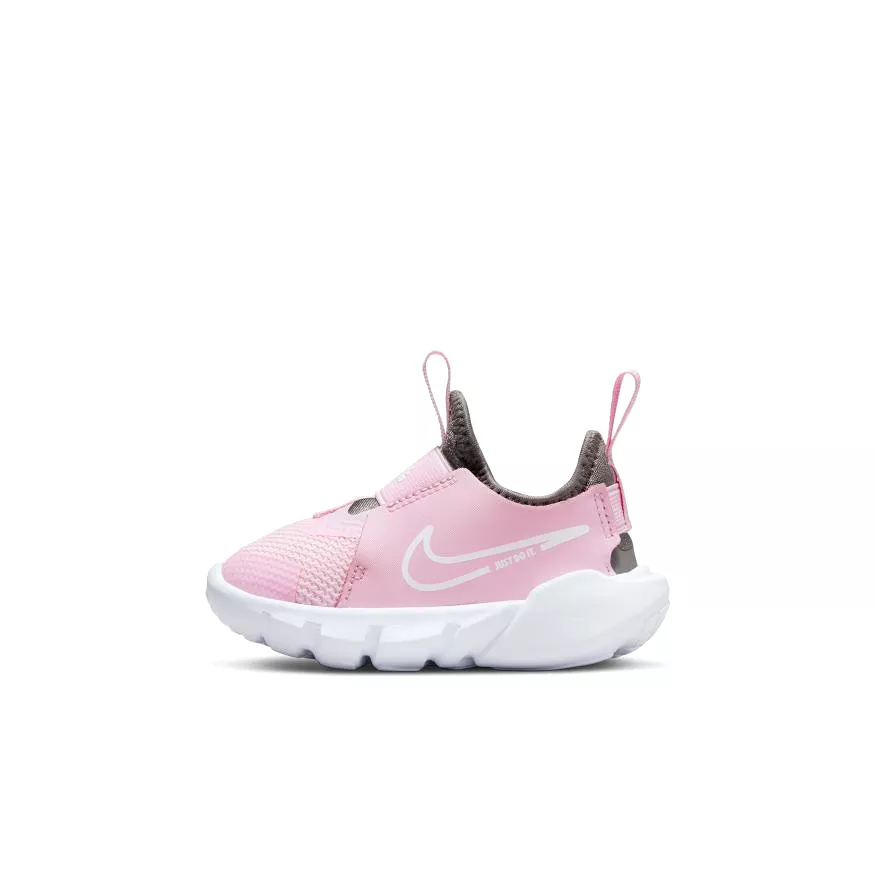 Nike Pink Foam/Flat Pewter Flex Runner 2 Toddler Sneaker