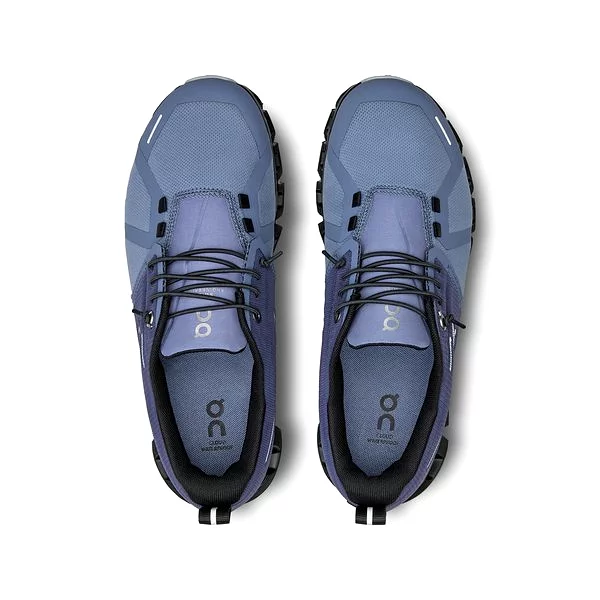 On Women's Cloud 5 Waterproof Sneaker - Shale/Magnet