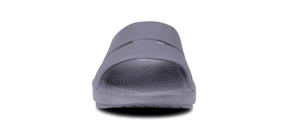 Oofos Ooahh Recovery Slide Sandal - Slate