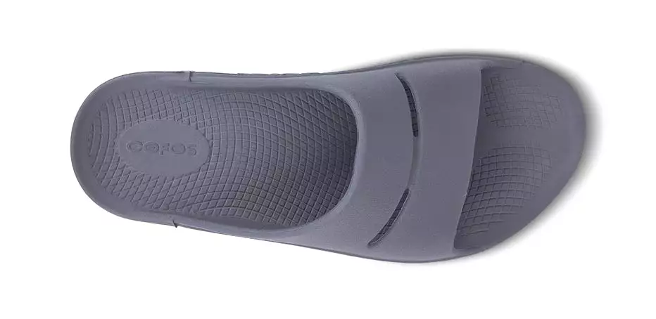 Oofos Ooahh Recovery Slide Sandal - Slate