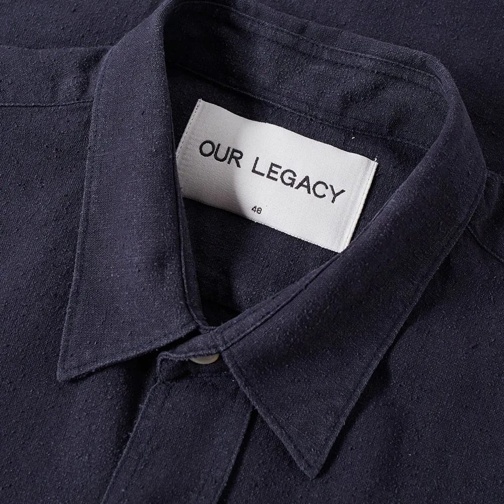 Our Legacy Everyman Classic ShirtNavy Silk