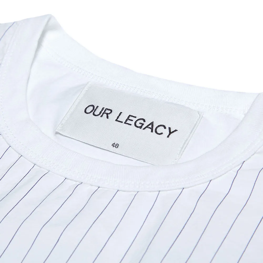 Our Legacy Weave TeeBlau Handler Stripe