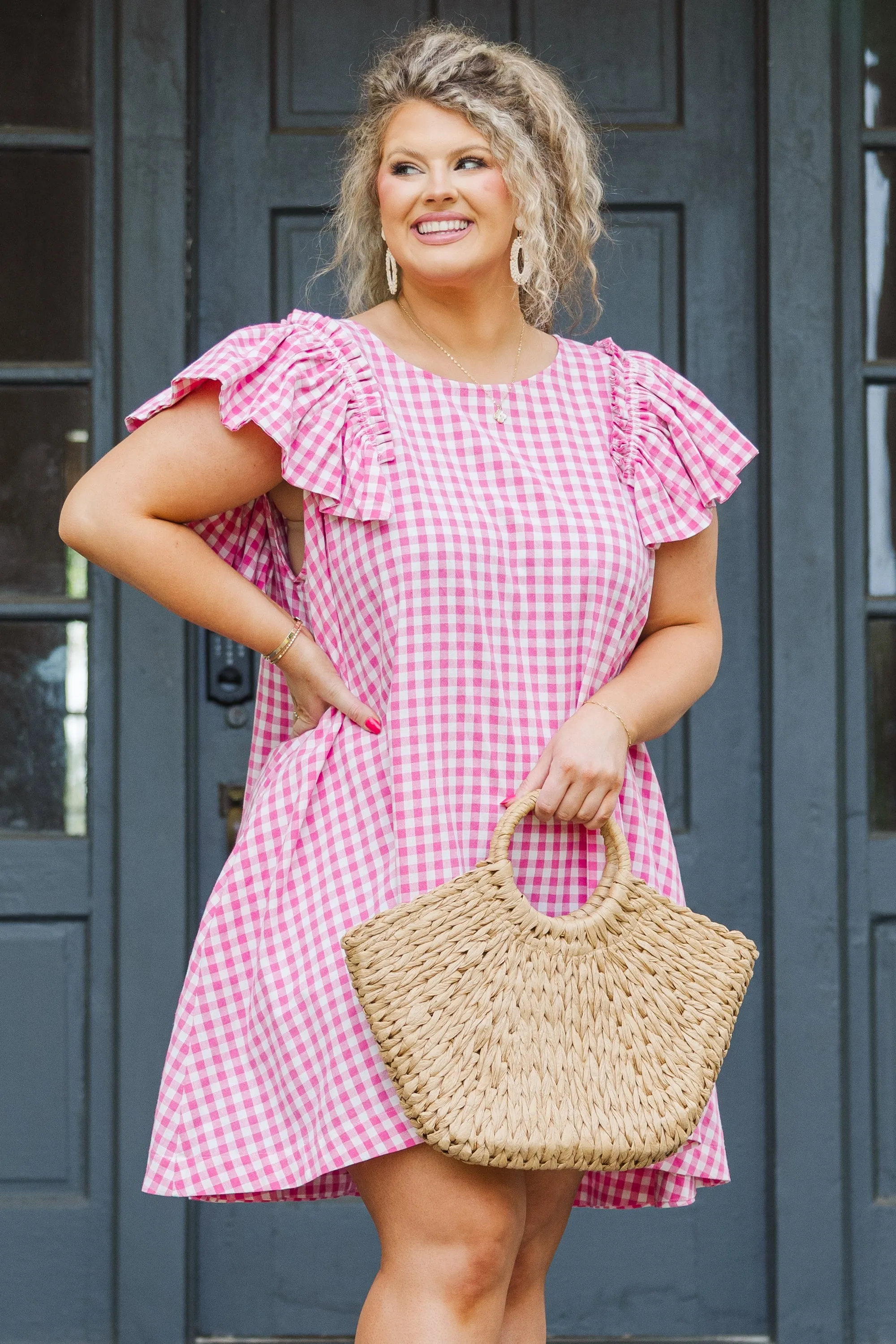 Picnic Perfection Dress, Pink