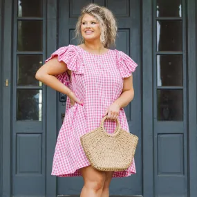 Picnic Perfection Dress, Pink