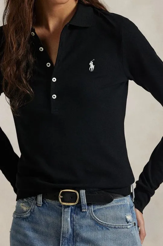 Polo Ralph Lauren longsleeve shirt women’s black color 211958949