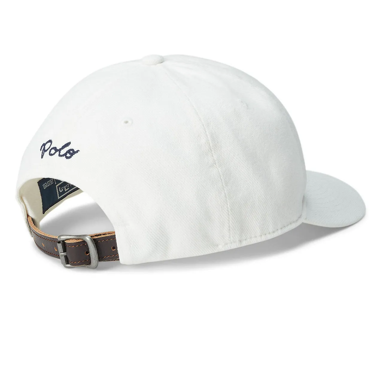 POLO RALPH LAUREN Patch Logo Baseball Cap - DECKWASH WHITE