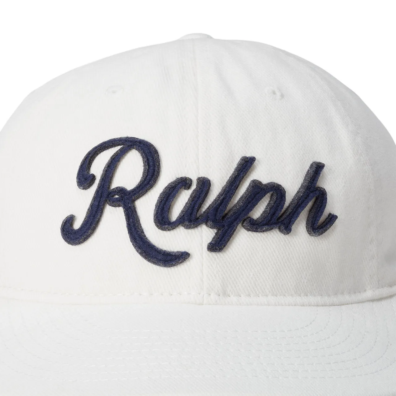 POLO RALPH LAUREN Patch Logo Baseball Cap - DECKWASH WHITE