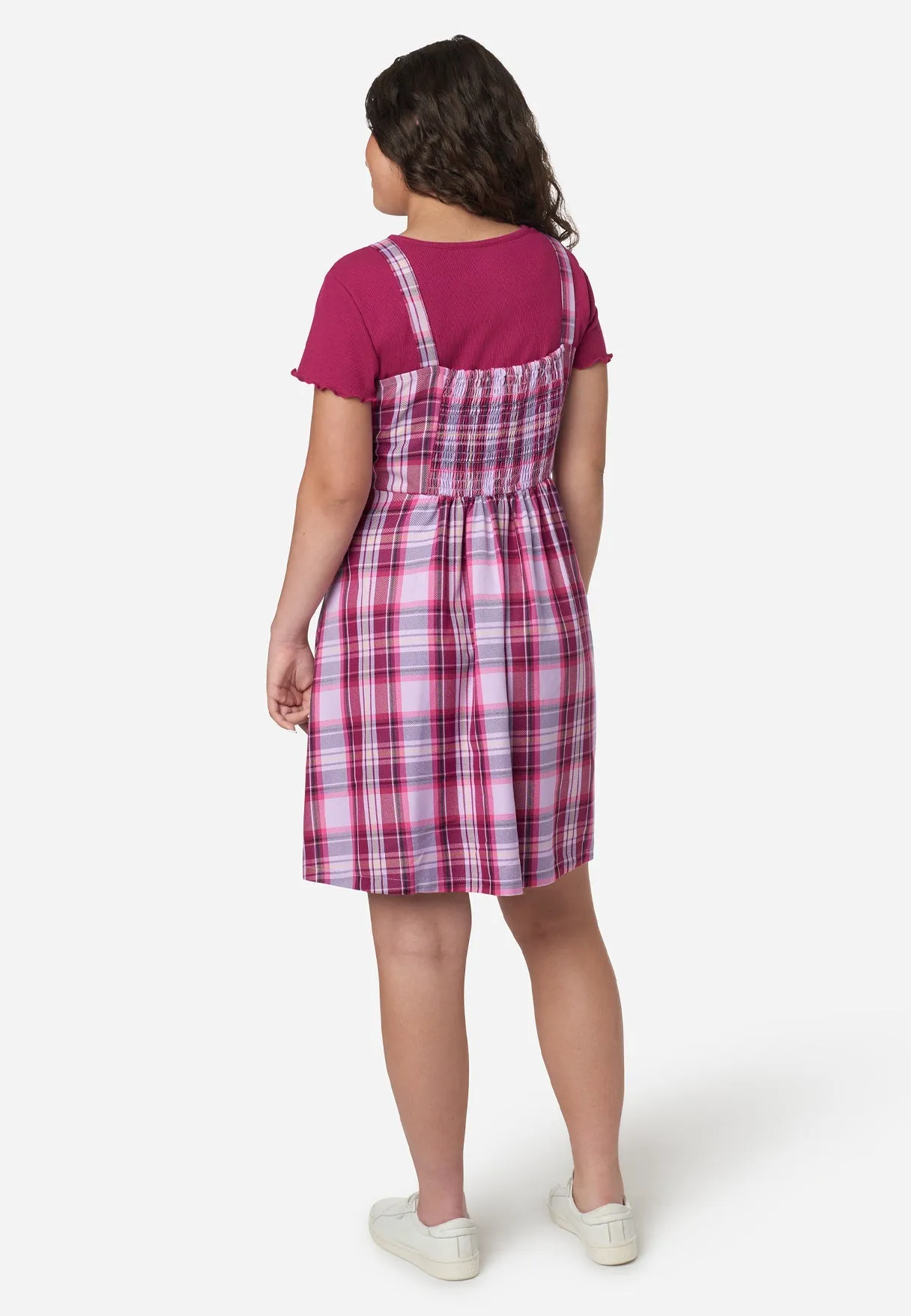 Pretty in Plaid 2Fer Dress