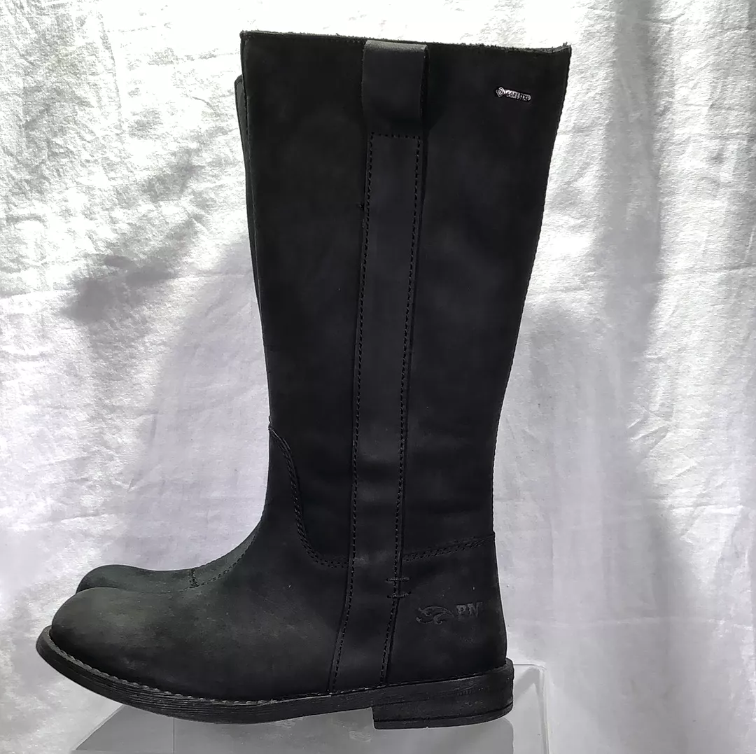 Primigi  Girl's Tall Riding Boot - Black - Leather/Gortex 31 EU/US 13 Children's