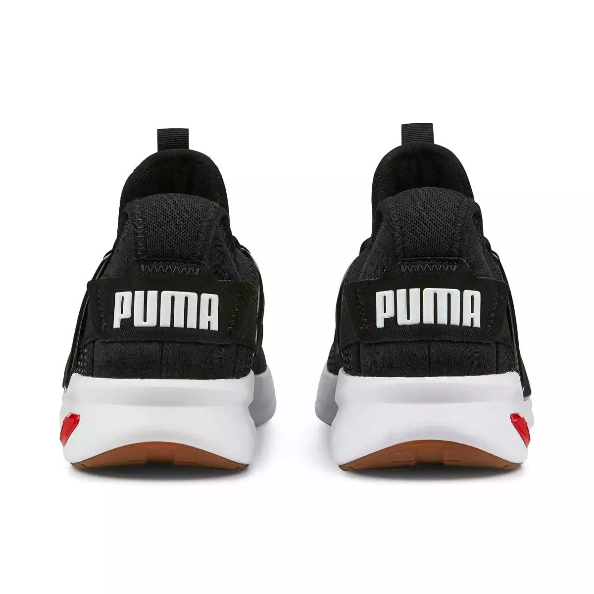 PUMA MEN'S SOFTRIDE ENZO BLACK/RED SHOE