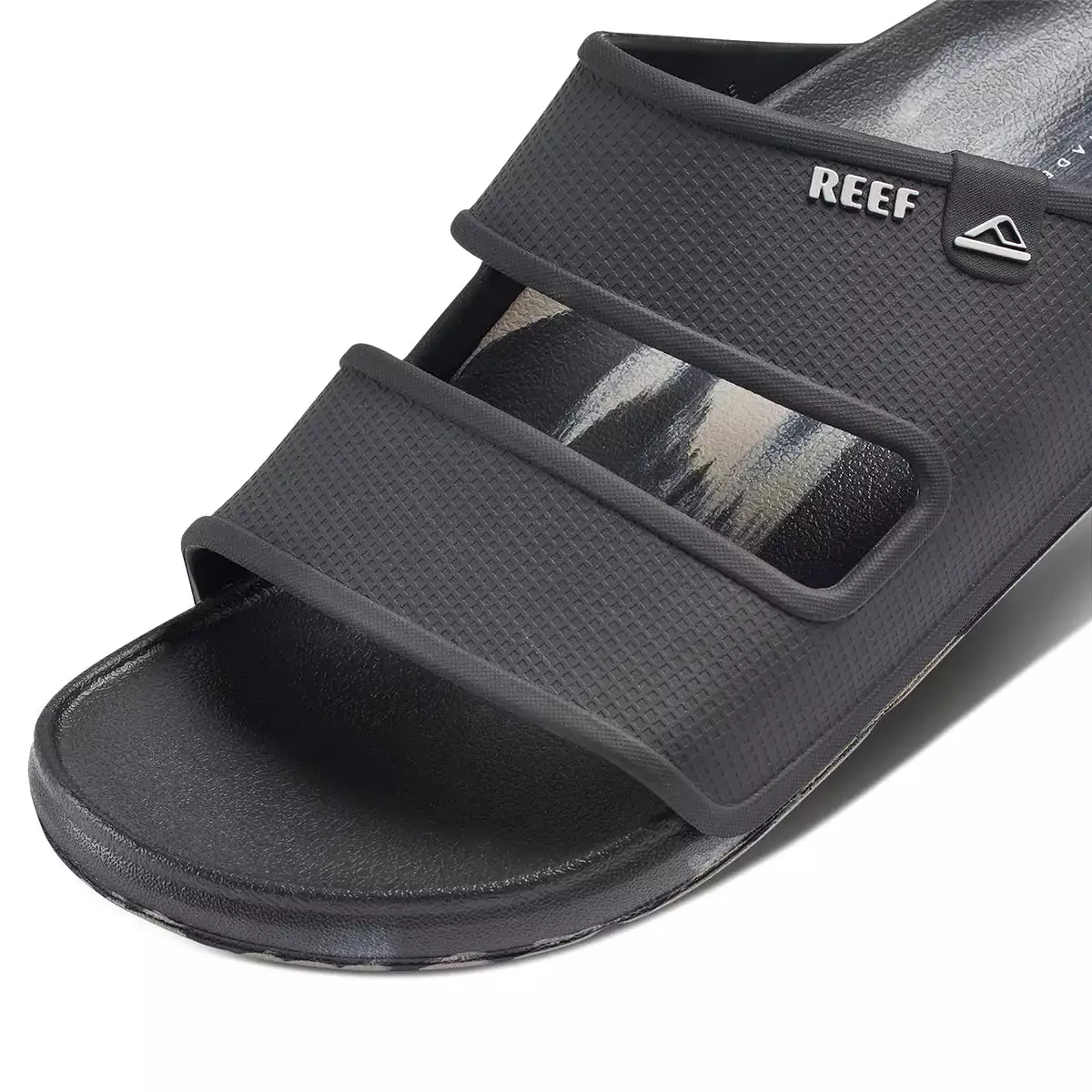 Reef Men's Oasis Double Up - Black/Taupe Marble