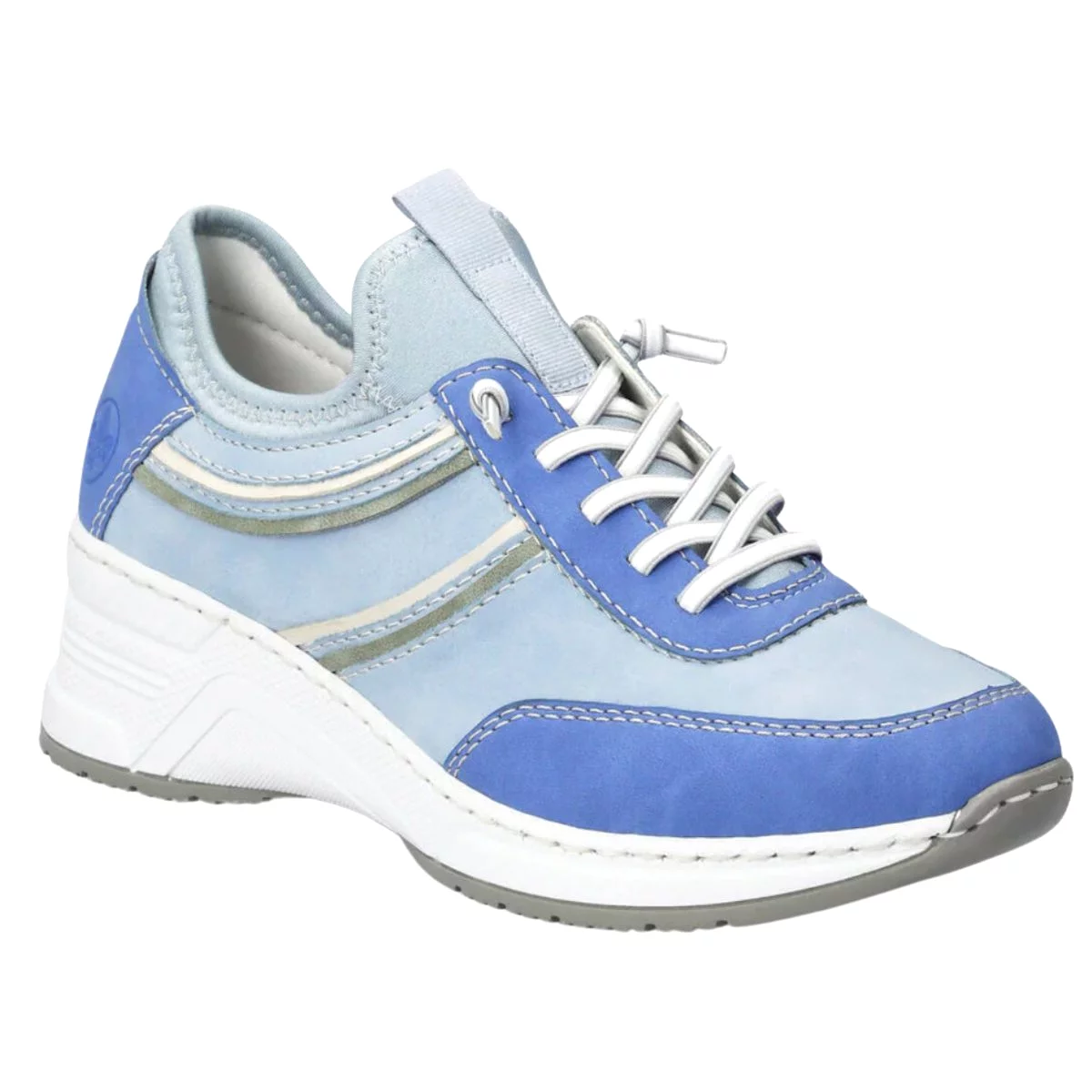 Rieker Women's N4381-10 Blue/Aqua/Mint/Pearl