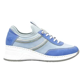 Rieker Women's N4381-10 Blue/Aqua/Mint/Pearl