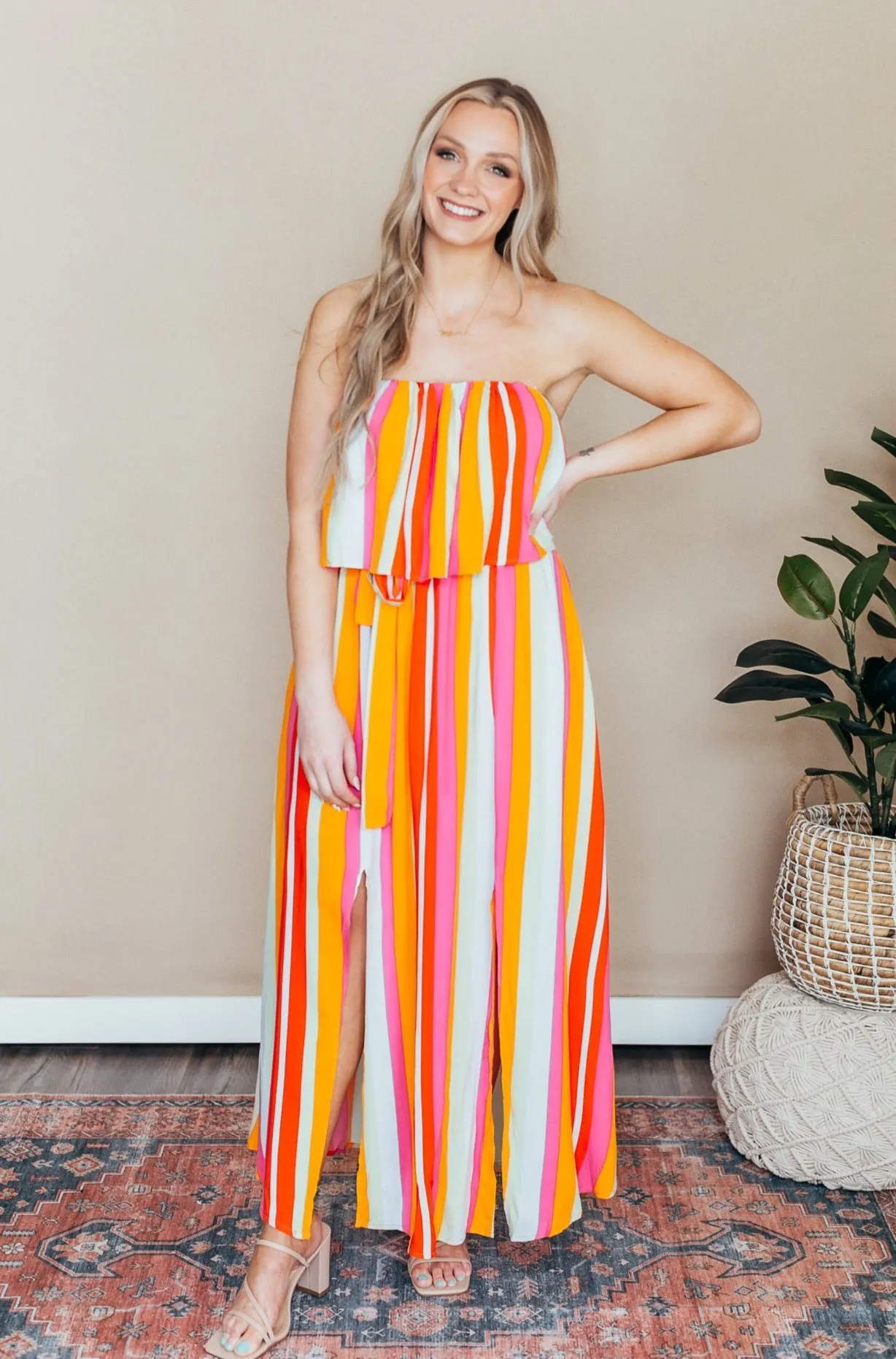 Sadie Double Slit Maxi Dress