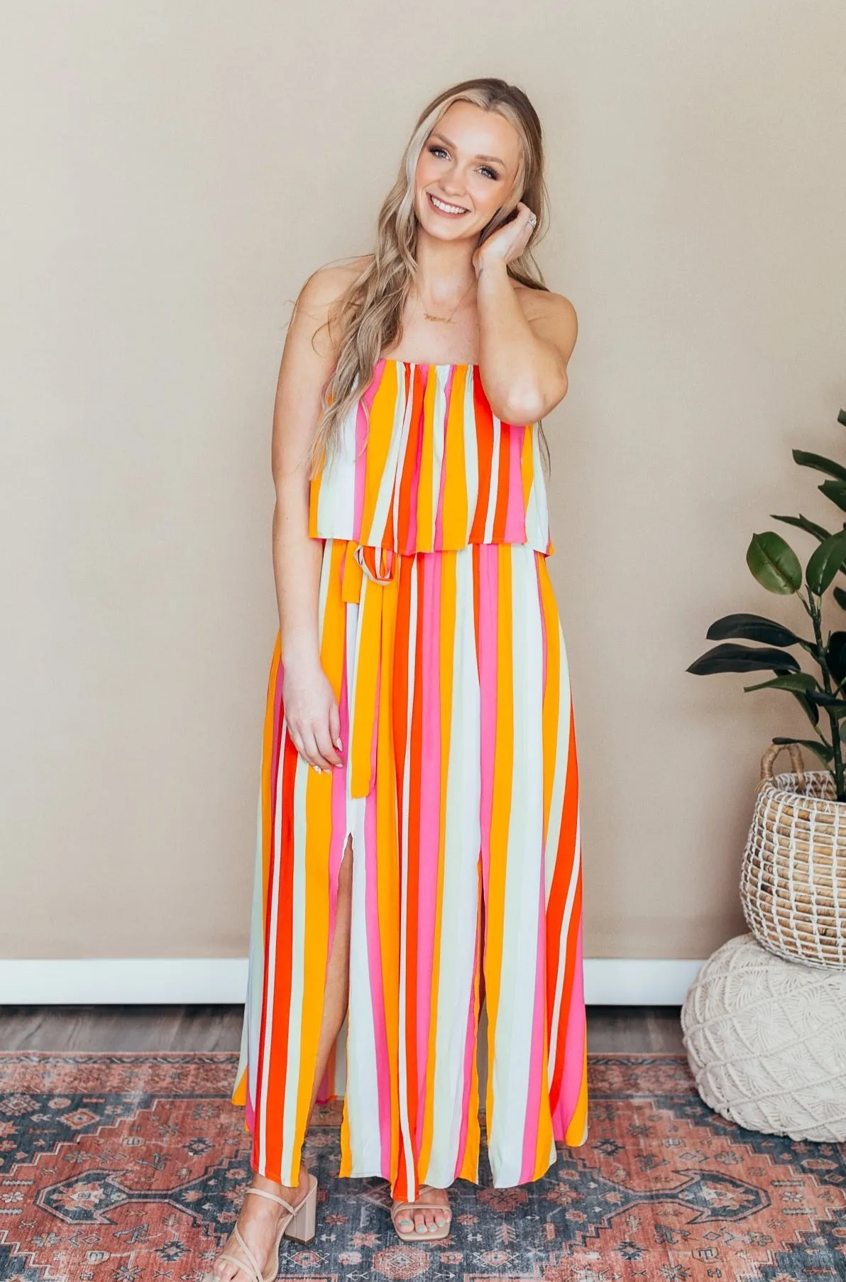 Sadie Double Slit Maxi Dress