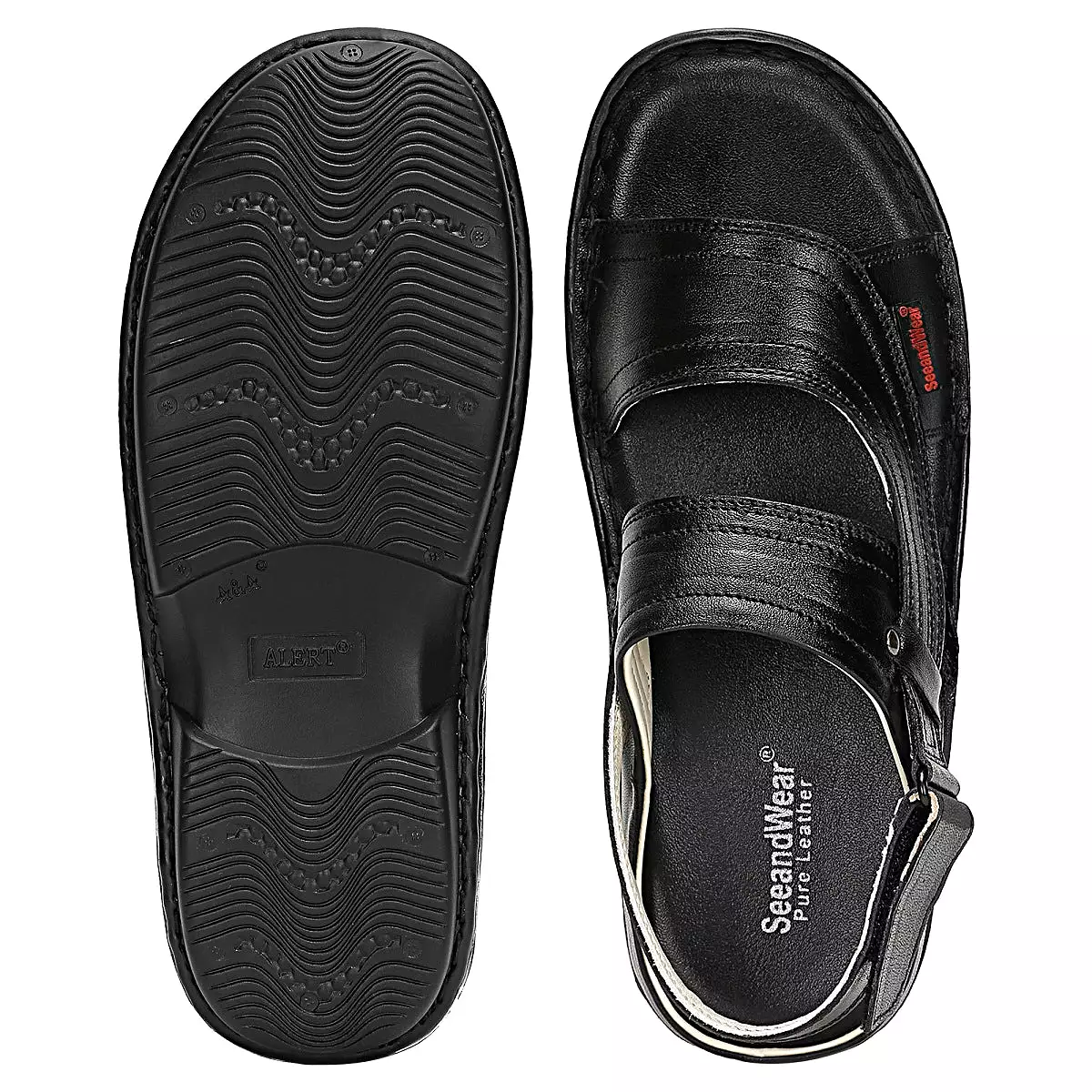 SeeandWea Leather Sandals For Men