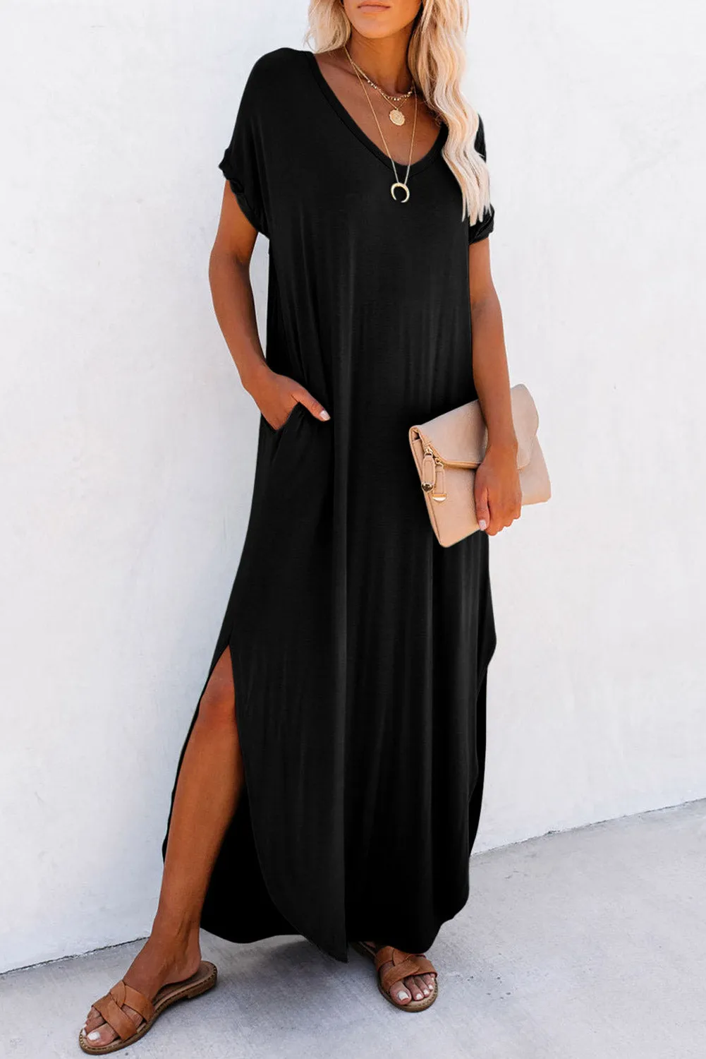 Sierra Hidden Pocket Maxi Dress - 3 Colors