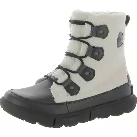 Sorel Womens Explorer II Joan Cozy Leather Faux Fur Winter & Snow Boots