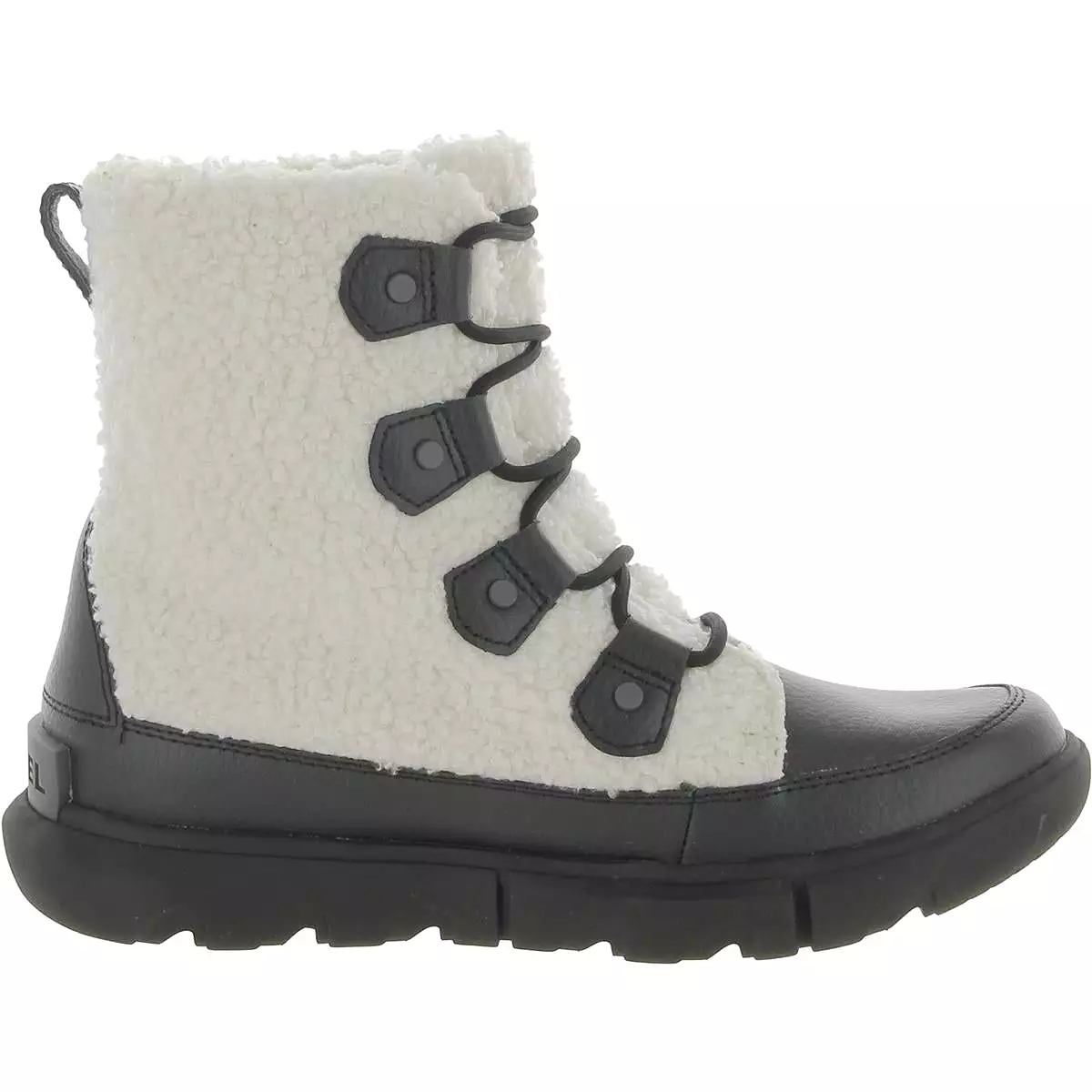 Sorel Womens Explorer II Joan Cozy Leather Faux Fur Winter & Snow Boots