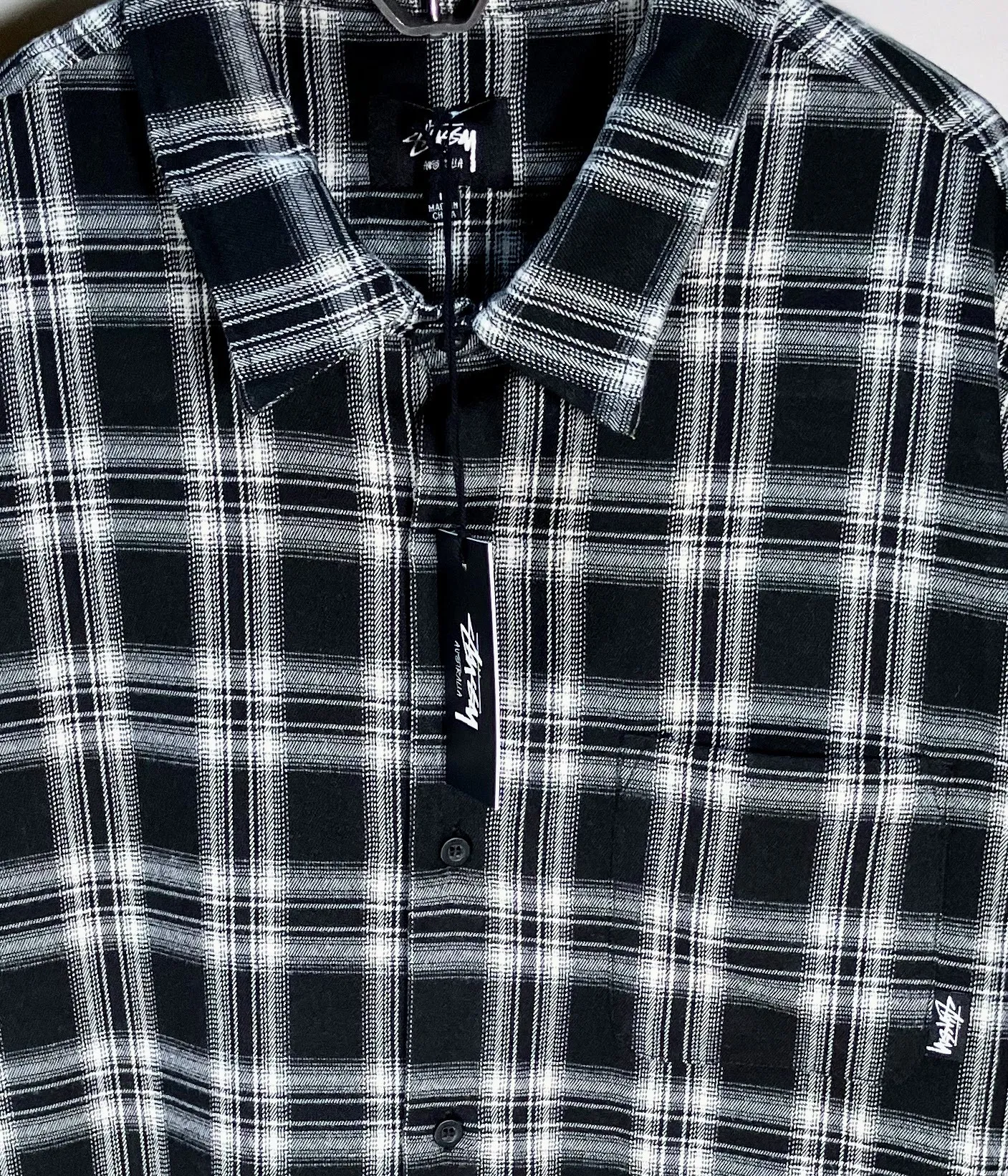 STUSSY  |Other Plaid Patterns Street Style Short Sleeves Skater Style