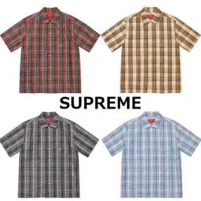 Supreme  |Other Plaid Patterns Unisex Street Style Cotton