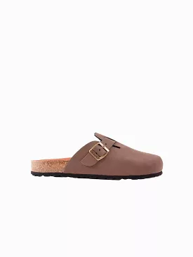 Taro Men's Footbed Vegan Sandals | Brown