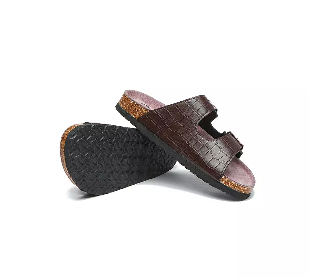 TARRAMARRA Embossed Summer Beach Unisex Slip-On Sandal Slides Oliver