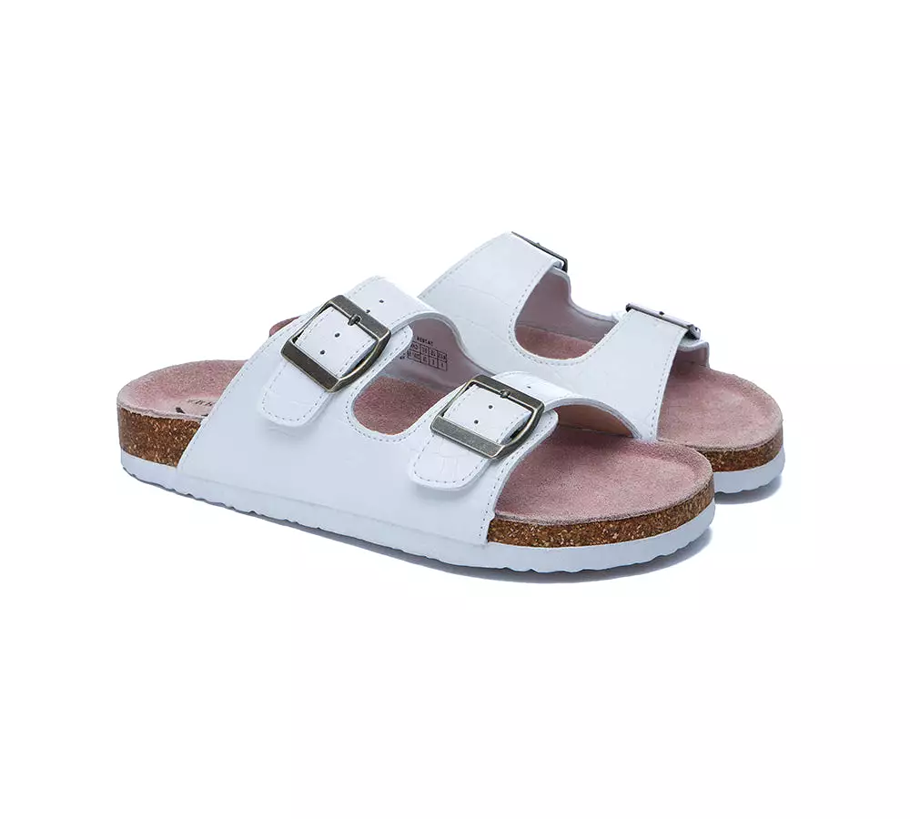 TARRAMARRA Embossed Summer Beach Unisex Slip-On Sandal Slides Oliver