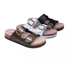 TARRAMARRA Embossed Summer Beach Unisex Slip-On Sandal Slides Oliver