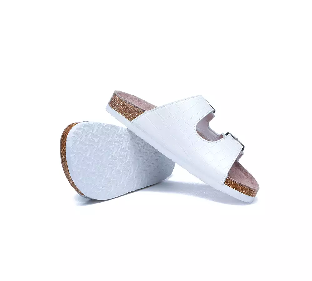 TARRAMARRA Embossed Summer Beach Unisex Slip-On Sandal Slides Oliver