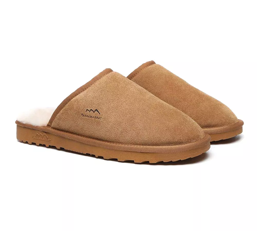 TARRAMARRA Premium Sheepskin Men Scuff Larry