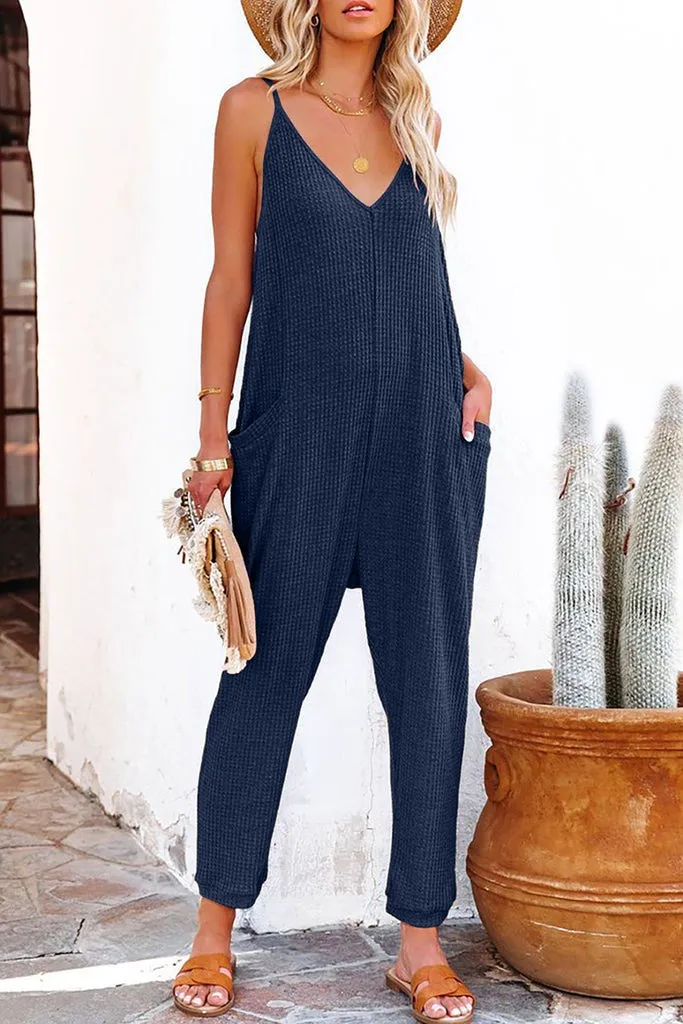 Tessa Textured Jumpsuit - 3 Colors