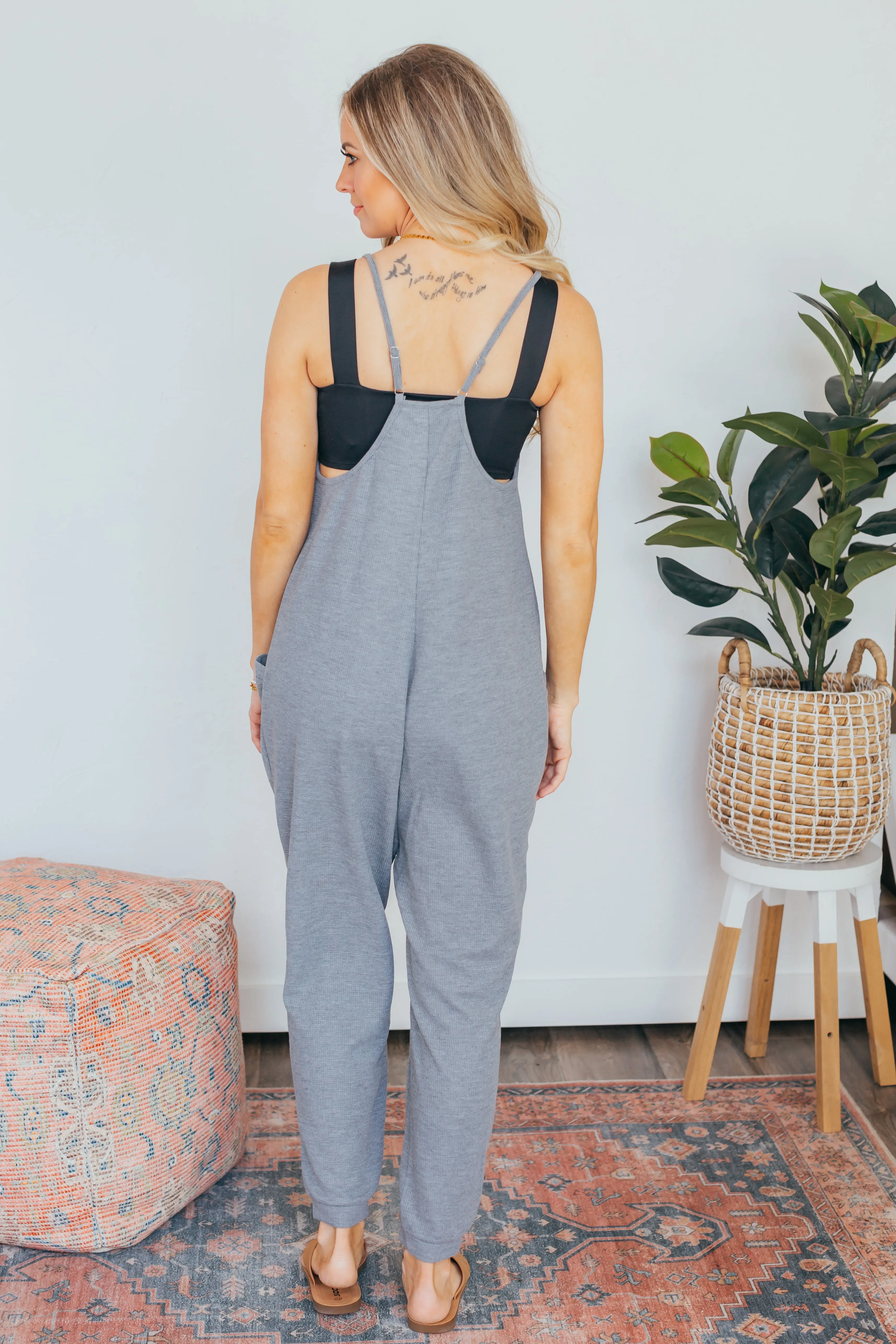 Tessa Textured Jumpsuit - 3 Colors