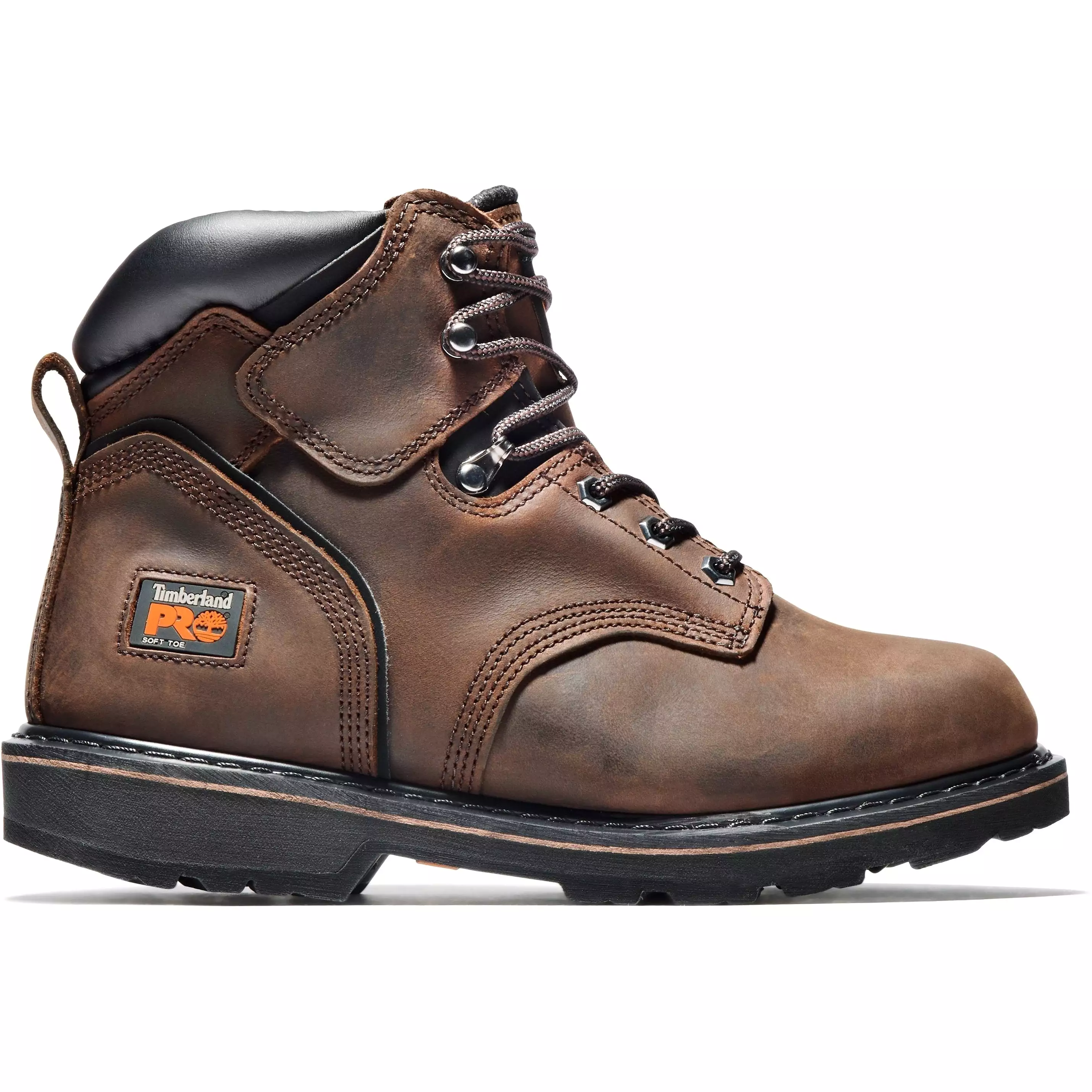 Timberland PRO Men's Pit Boss 6 Soft Toe Work Boots Brown TB133046214