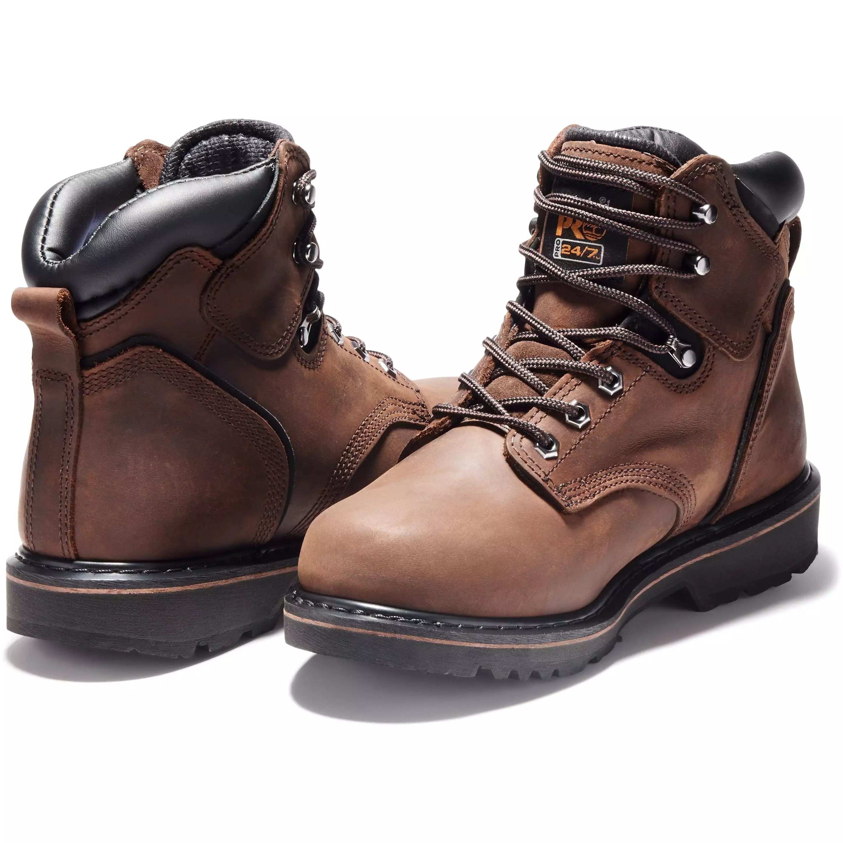 Timberland PRO Men's Pit Boss 6 Soft Toe Work Boots Brown TB133046214