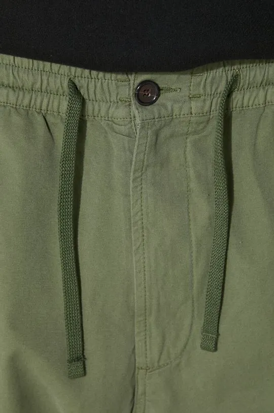 Universal Works cotton trousers Hi Water Trouser green color 30520.BIRCH