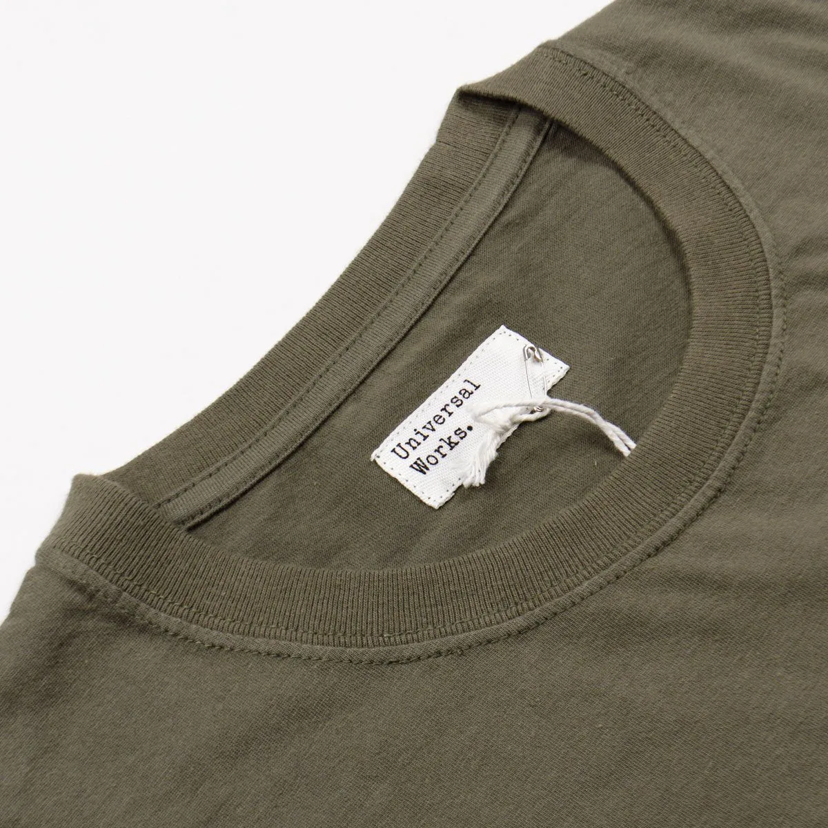 Universal Works - Pocket Tee Single Jersey - Olive