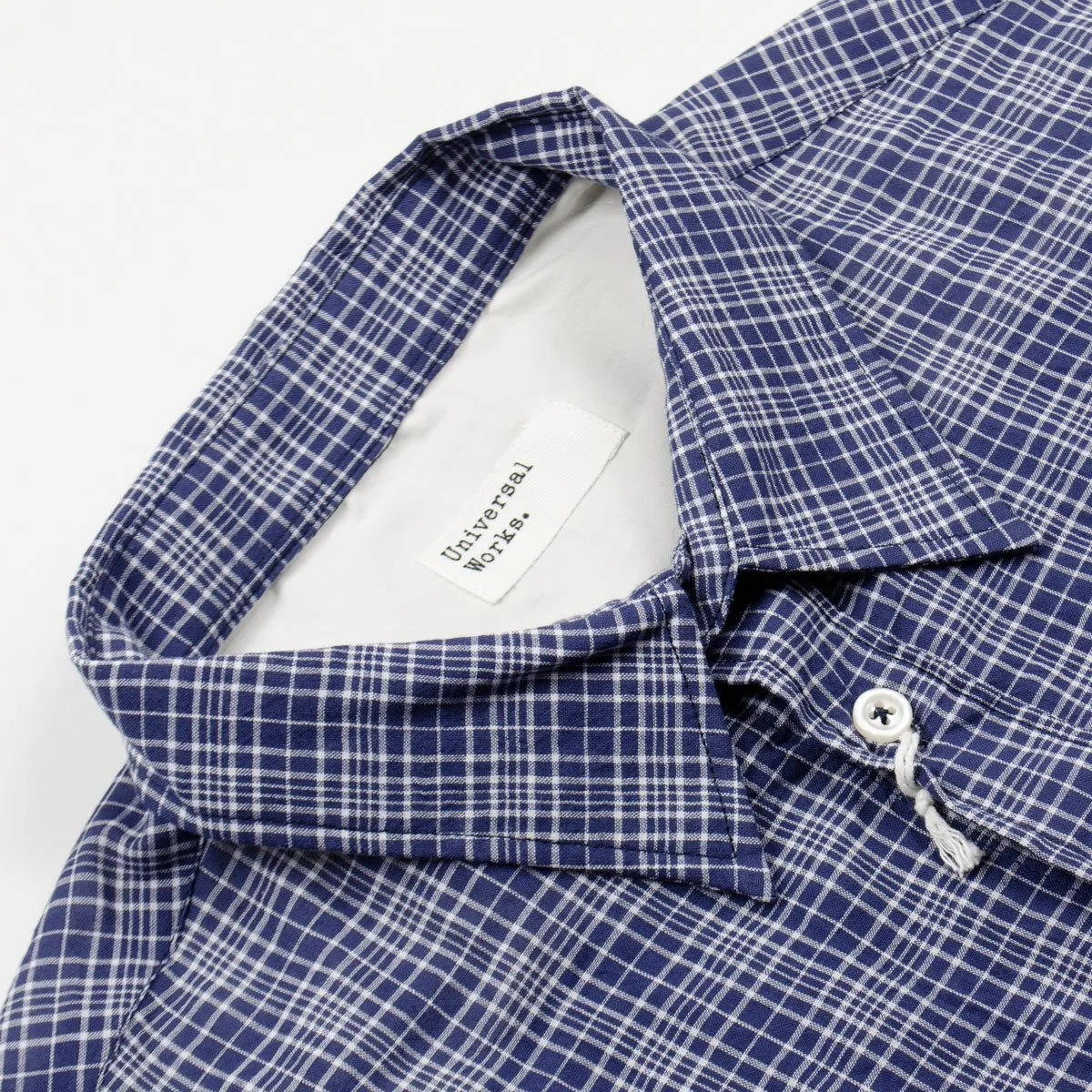 Universal Works - Standard Shirt Alex Fine Check - Navy