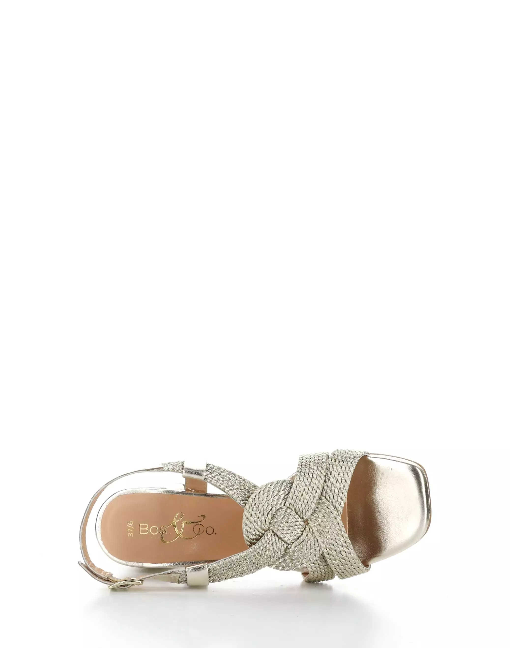 UPBEAT GOLD Buckle Sandals