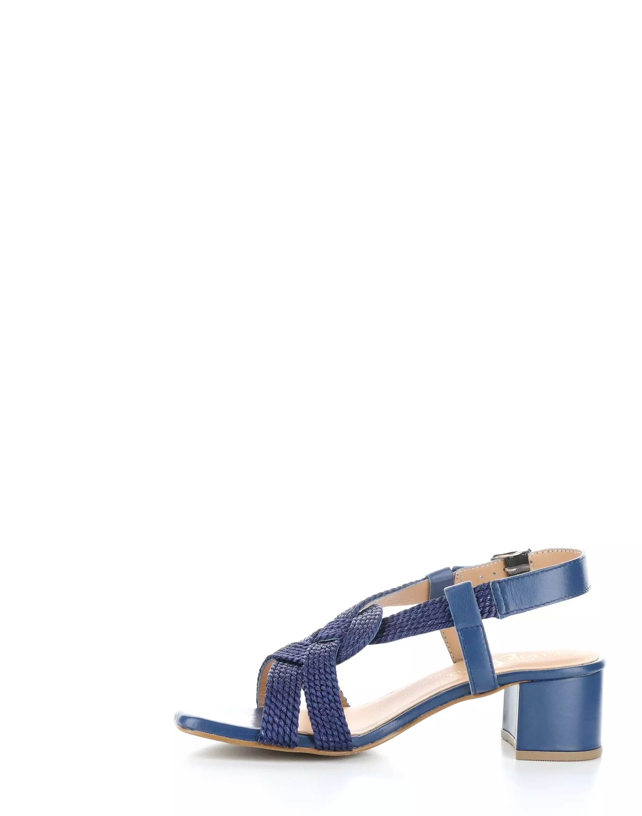 UPBEAT NAVY Buckle Sandals