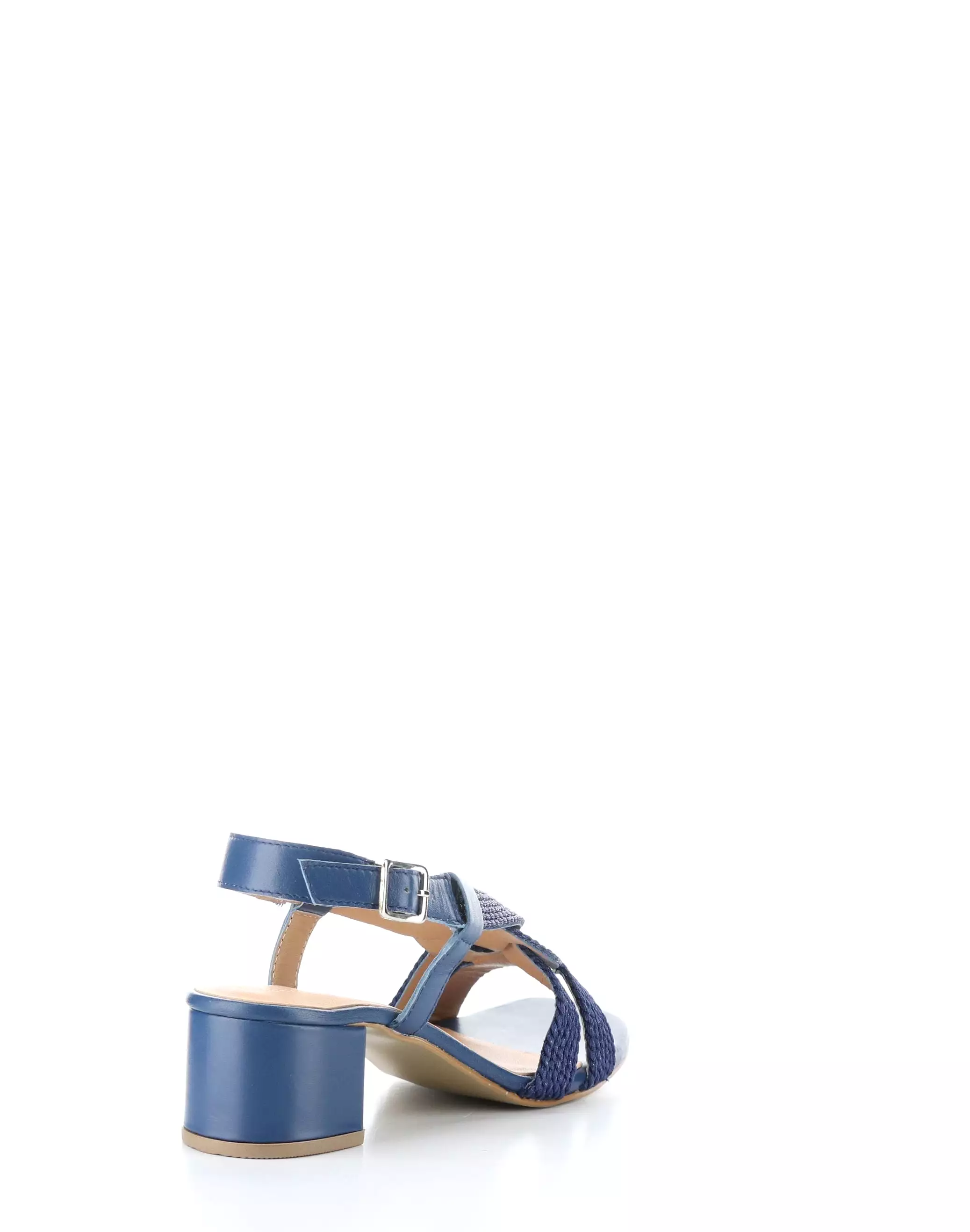 UPBEAT NAVY Buckle Sandals