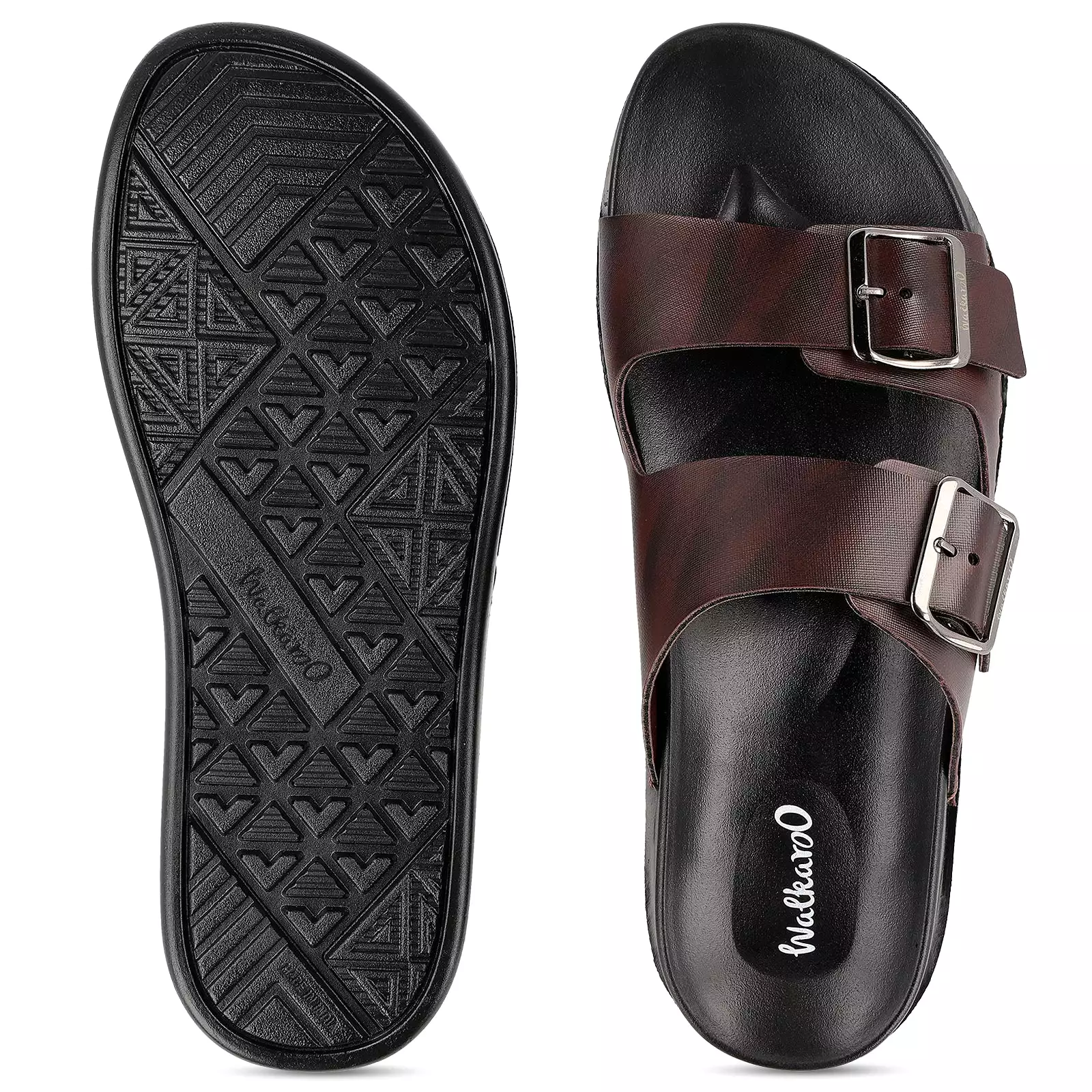 Walkaroo+ Men Sandals  - WE1337 BLACK