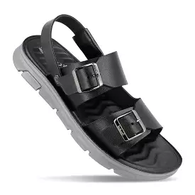 Walkaroo+ Men Sandals  - WE1712 BLACK