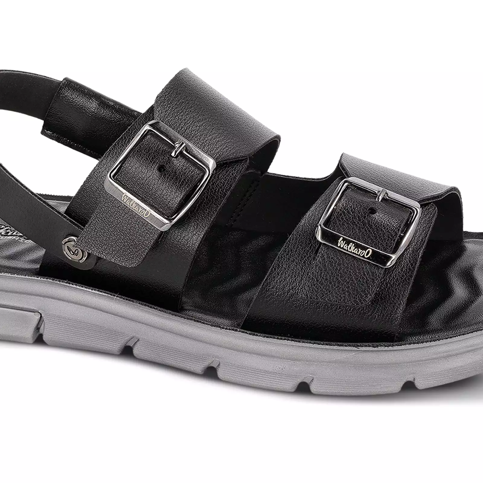 Walkaroo+ Men Sandals  - WE1712 BLACK