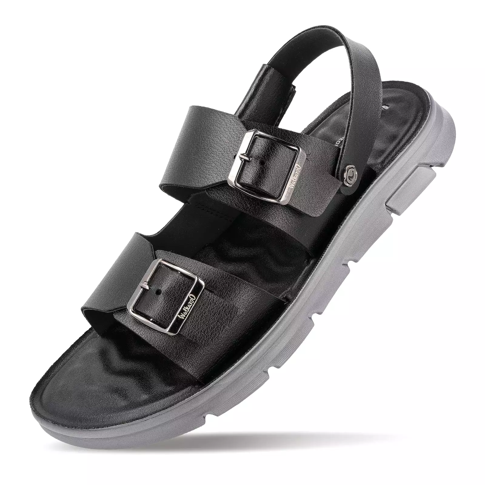 Walkaroo+ Men Sandals  - WE1712 BLACK