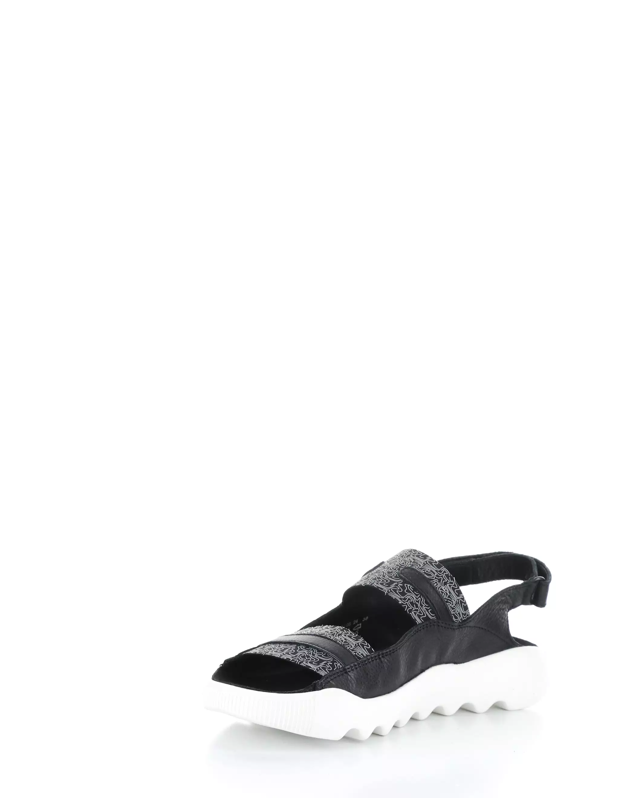 WHEB749SOF 000 BLACK Velcro Sandals