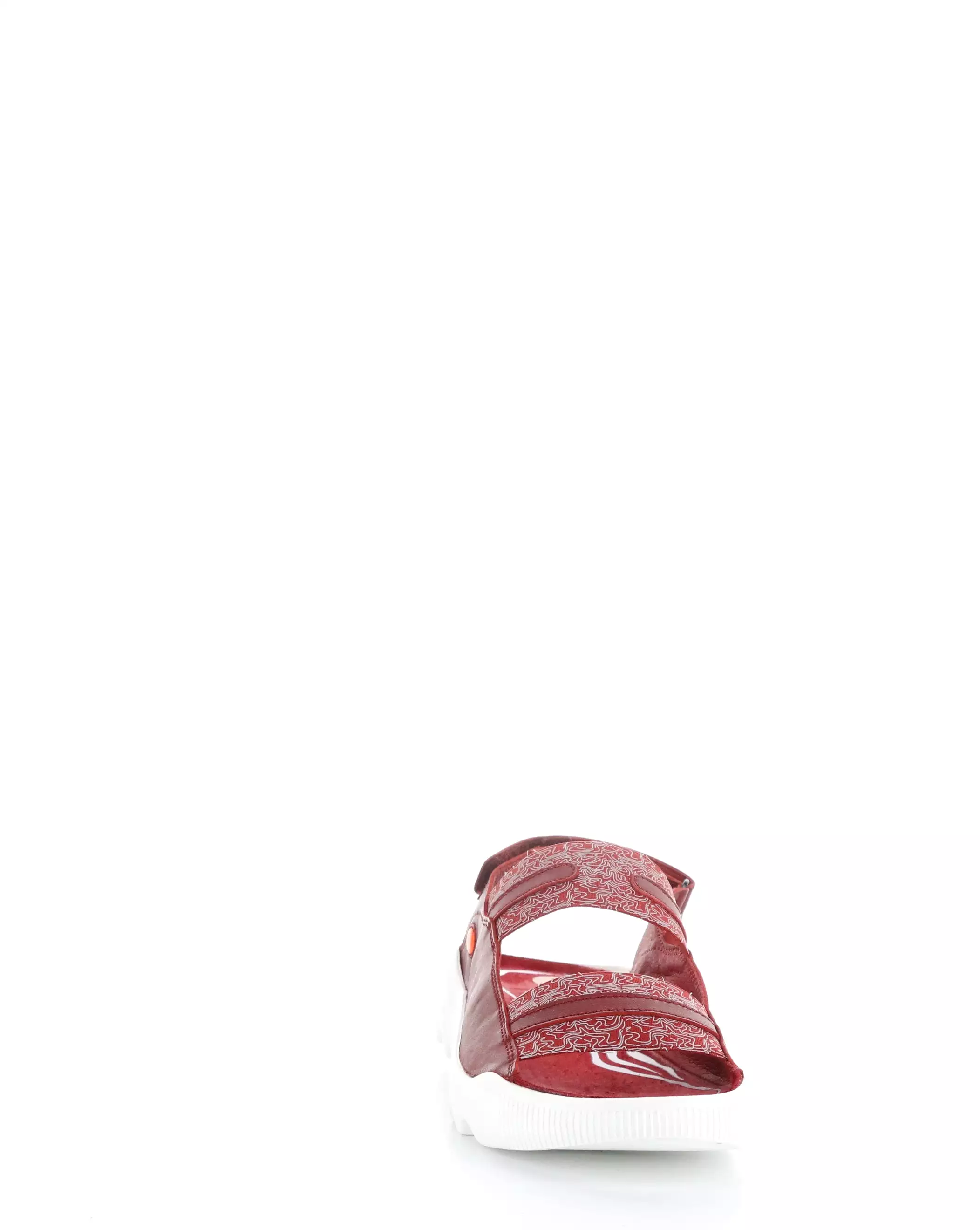 WHEB749SOF 004 RED Velcro Sandals