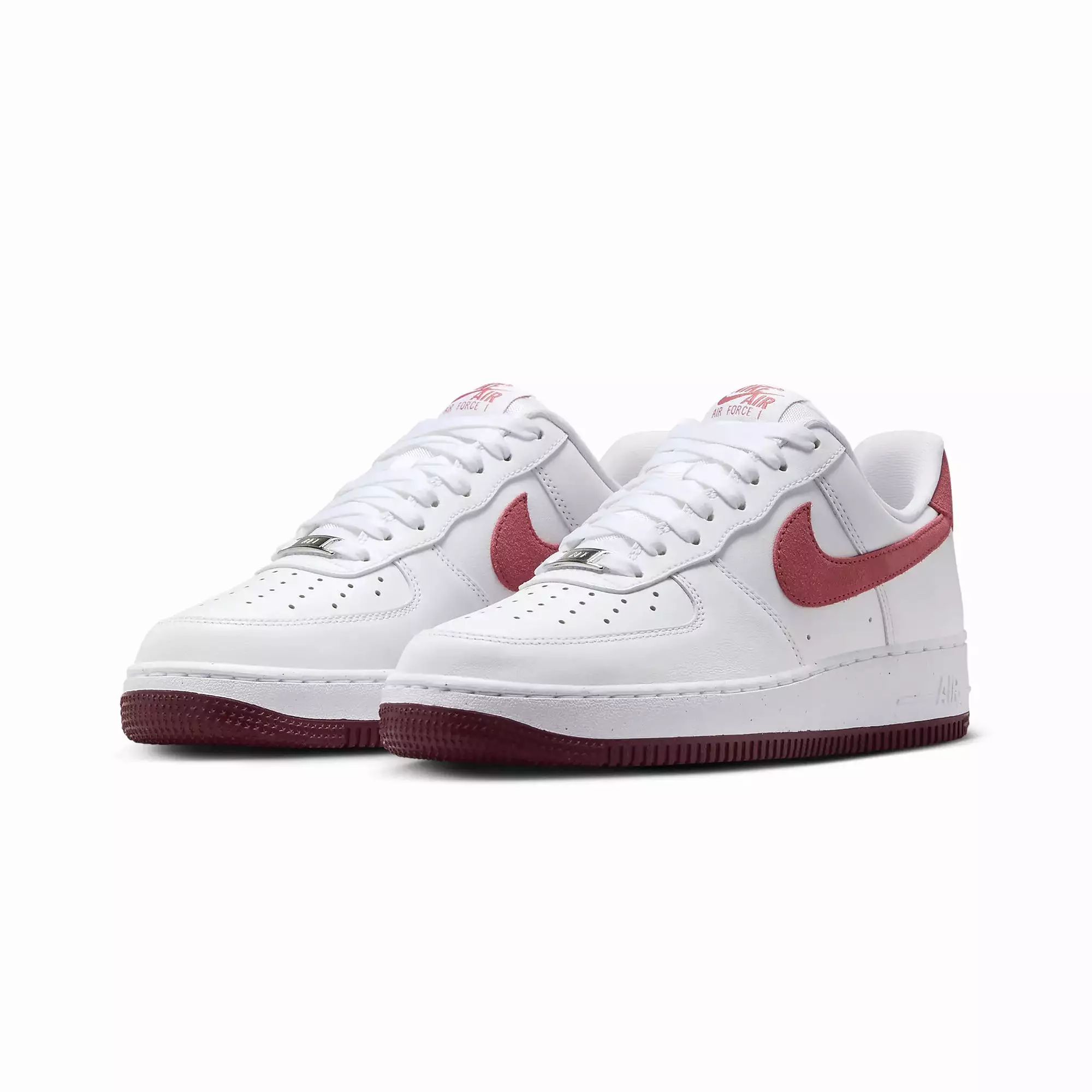 WMN'S AIR FORCE 1 '07 'WHITE/ADOBE-TEAM RED-DRAGON RED'