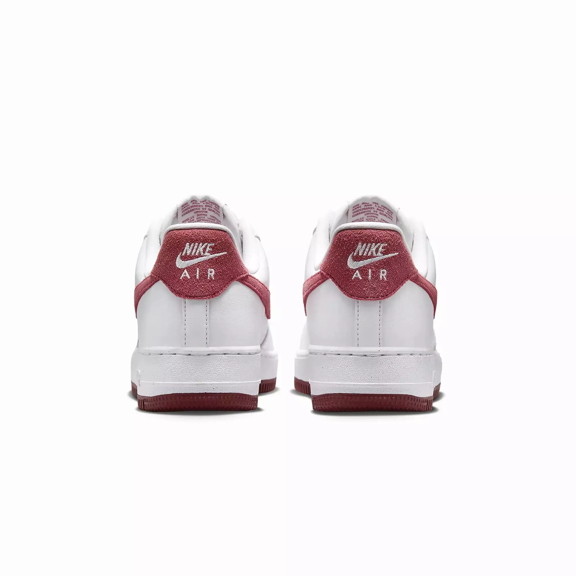 WMN'S AIR FORCE 1 '07 'WHITE/ADOBE-TEAM RED-DRAGON RED'