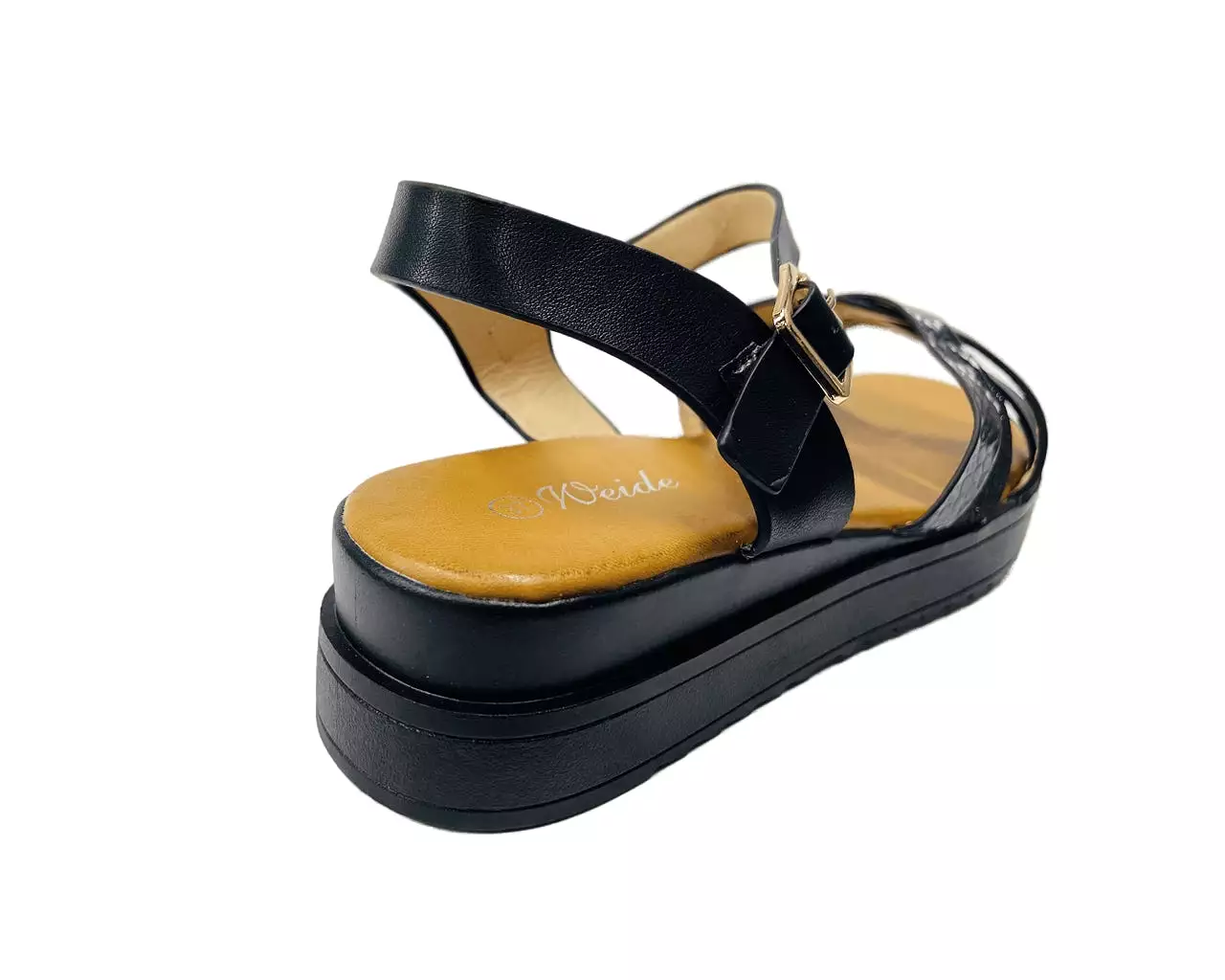 Women's Ankle Strap Faux Leather Sandals